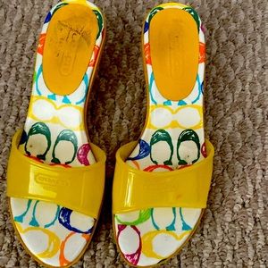 Coach Jelly Topper Sandals